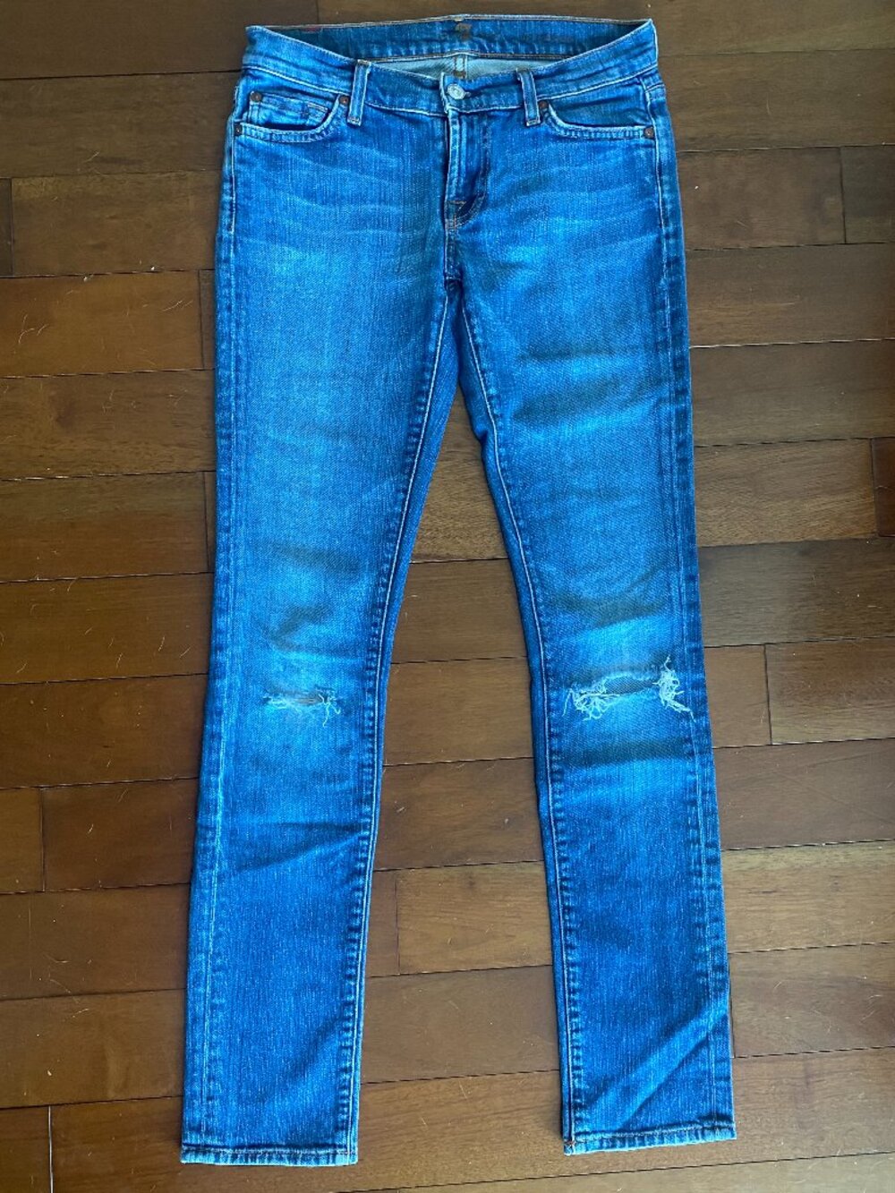 7 For All Mankind Stretch Skinny Jeans Size 26